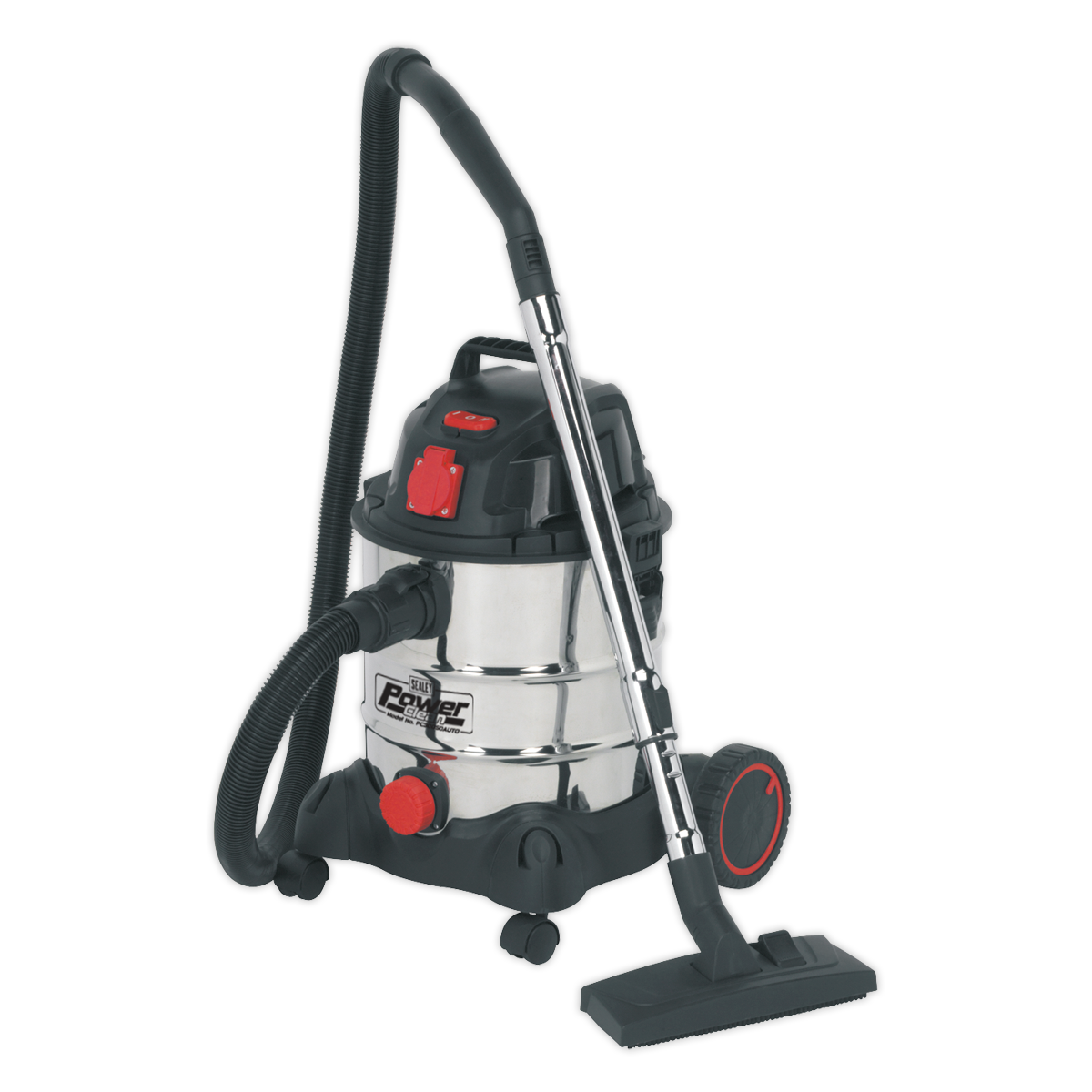 Sealey 230V Vacuum Cleaner Industrial 20 Litres 1400w B" Auto Start PC200SDAUTO