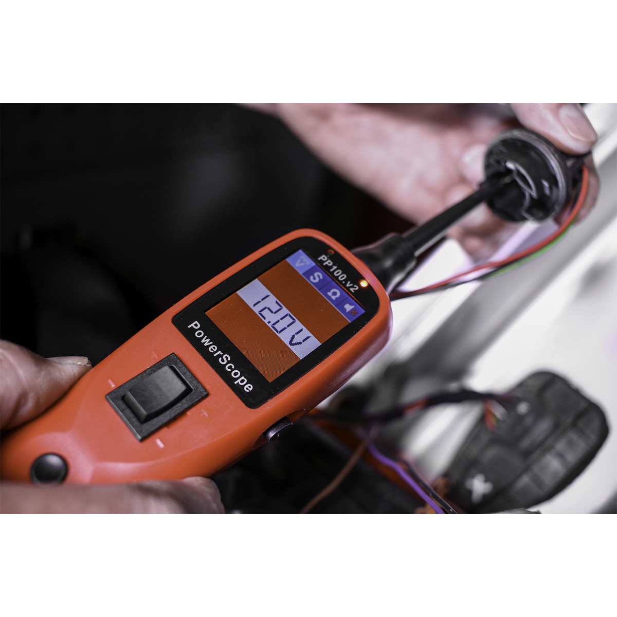 Sealey Power Scope Automotive Probe With Two Integral Work Lights 0V-30V PP100
