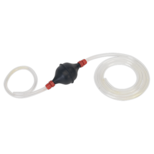 Sealey Emergency Fuel Transfer Syphon Pump For Petrol/Diesel/Water 1.7m EC97
