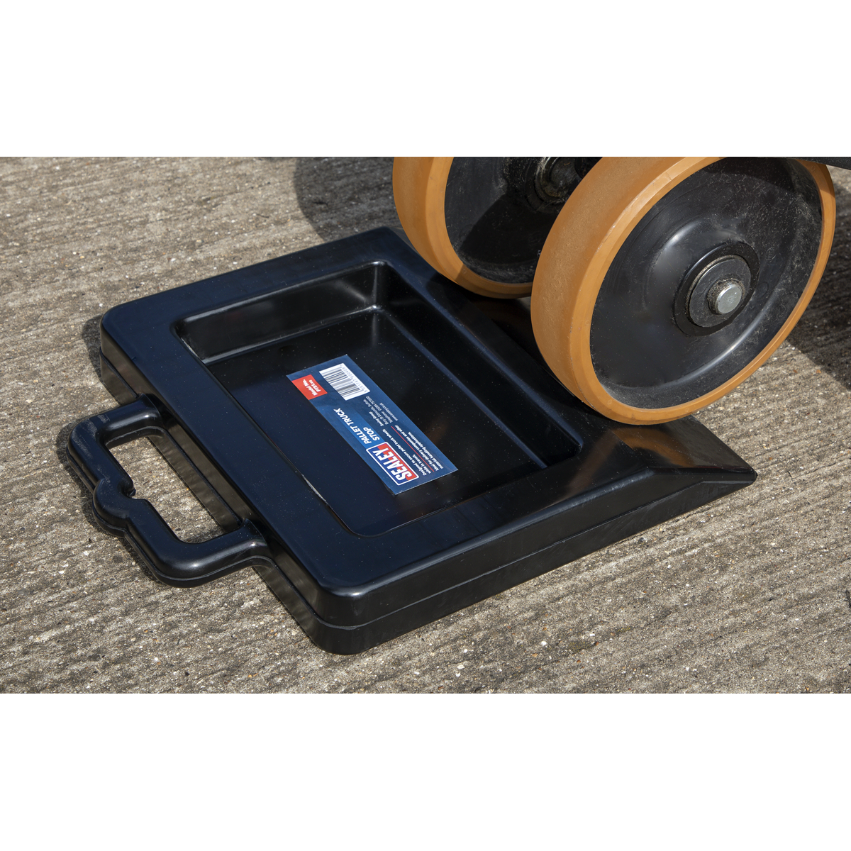 Sealey Pallet Truck Stop From Non-Slip Durable Rubber 300 x 360 x 47mm PTS1