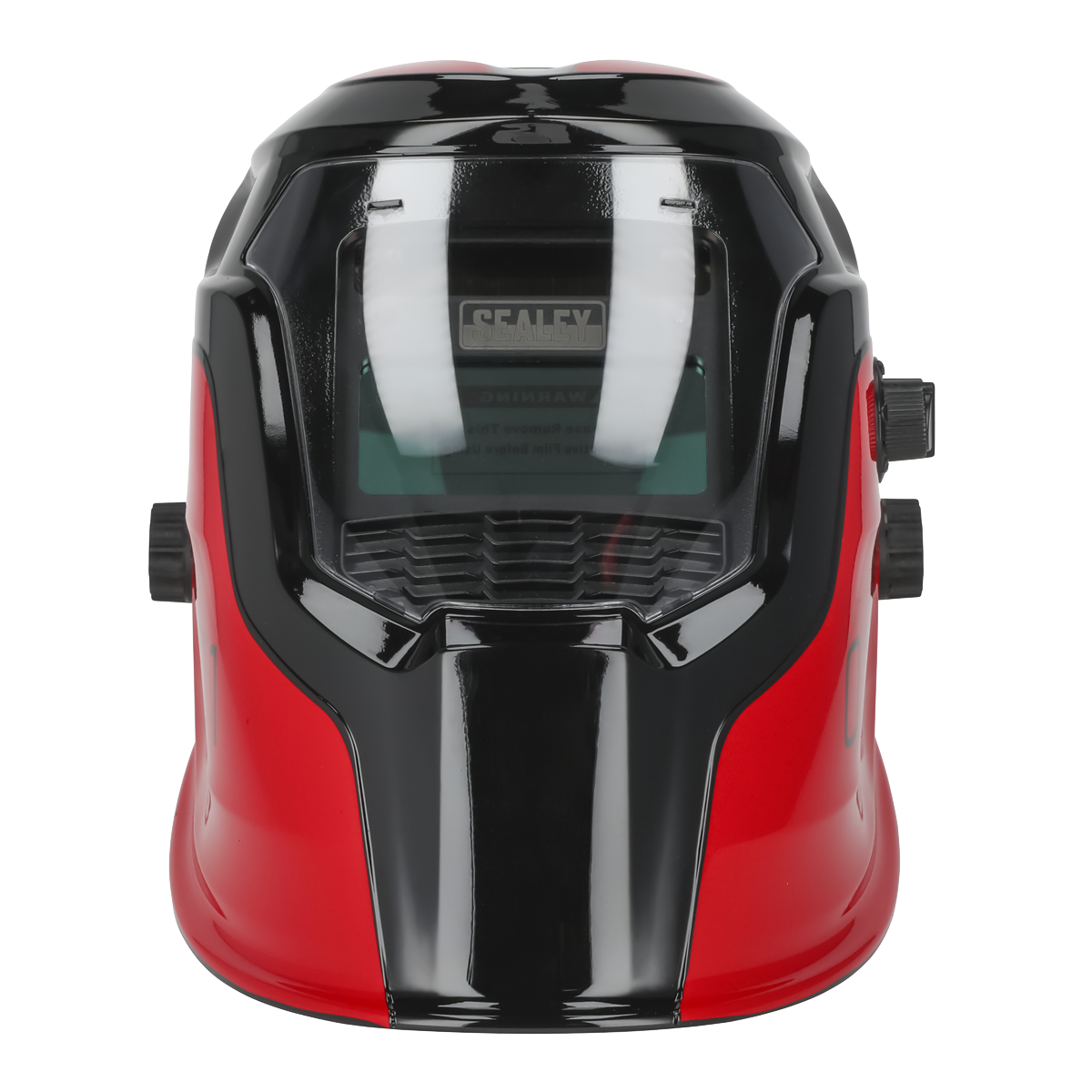 Sealey Auto Darkening Welding Helmet With Rotary Knob - Shade 9-13 - Red PWH1