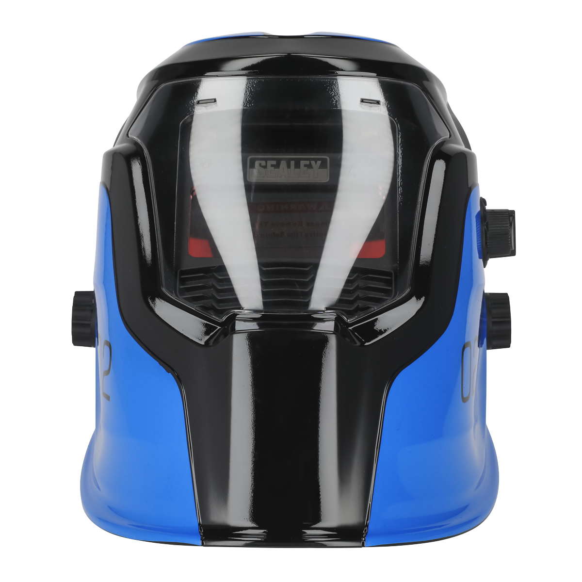 Sealey Protection Blue Auto Darkening Welding Safety Helmet Shade 9-13 PWH2