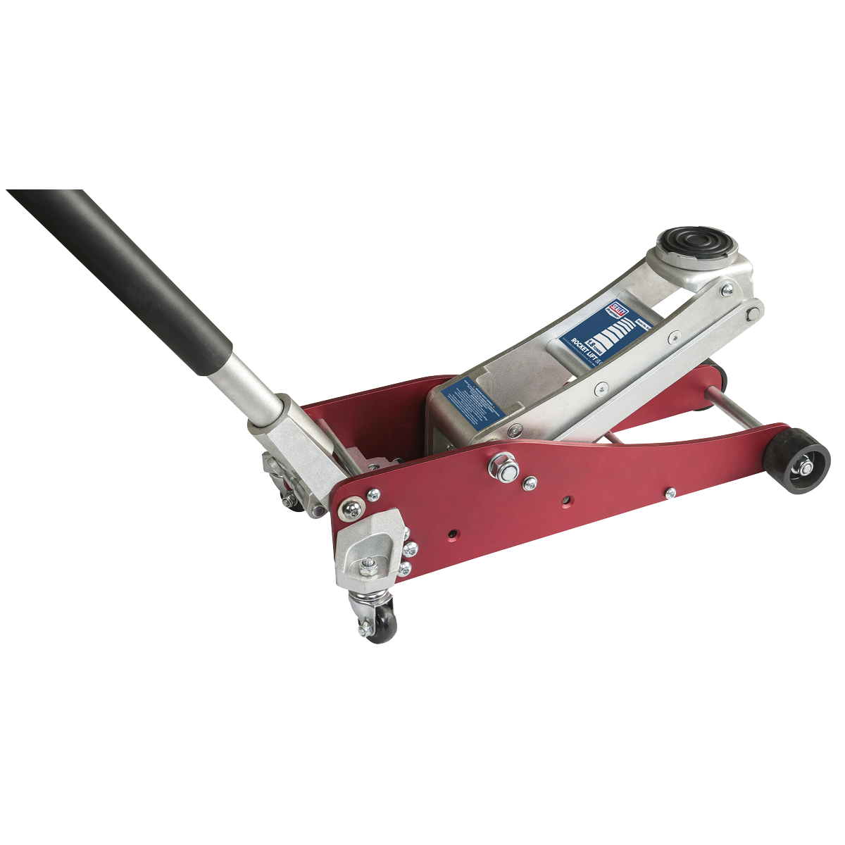 Premier Low Profile Trolley Jack With Rocket Lift 1.8 Tonne Low Entry RJA1800