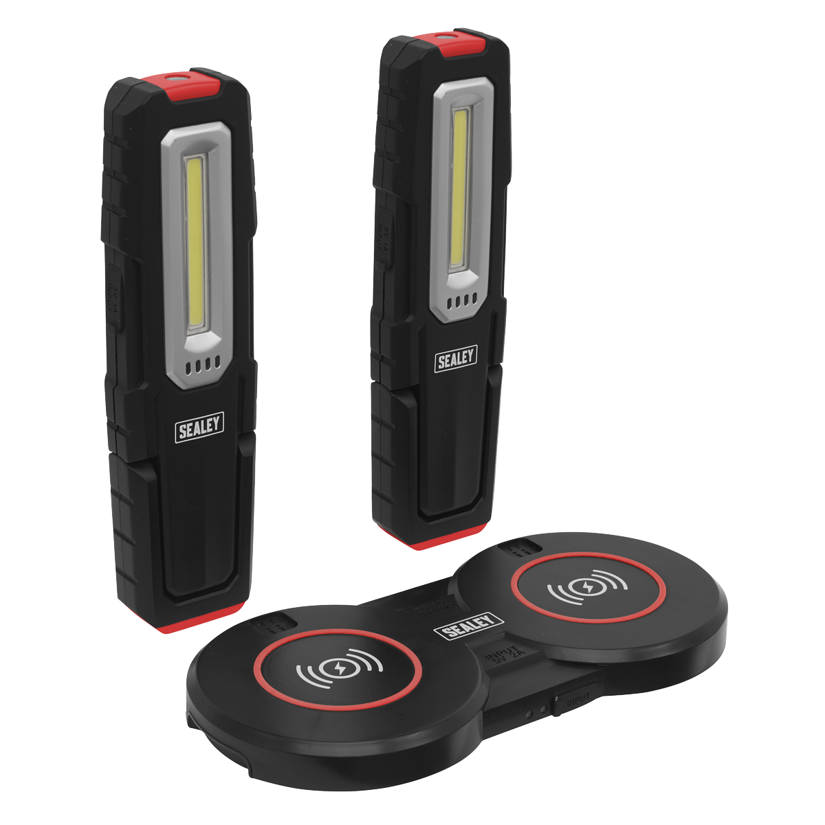 Sealey Inspection Light 5W 1W COB LED x2 Double Wireless Charging LEDWCBCOMBO5