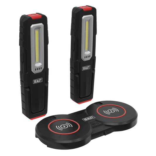 Sealey Inspection Light 5W 1W COB LED x2 Double Wireless Charging LEDWCBCOMBO5
