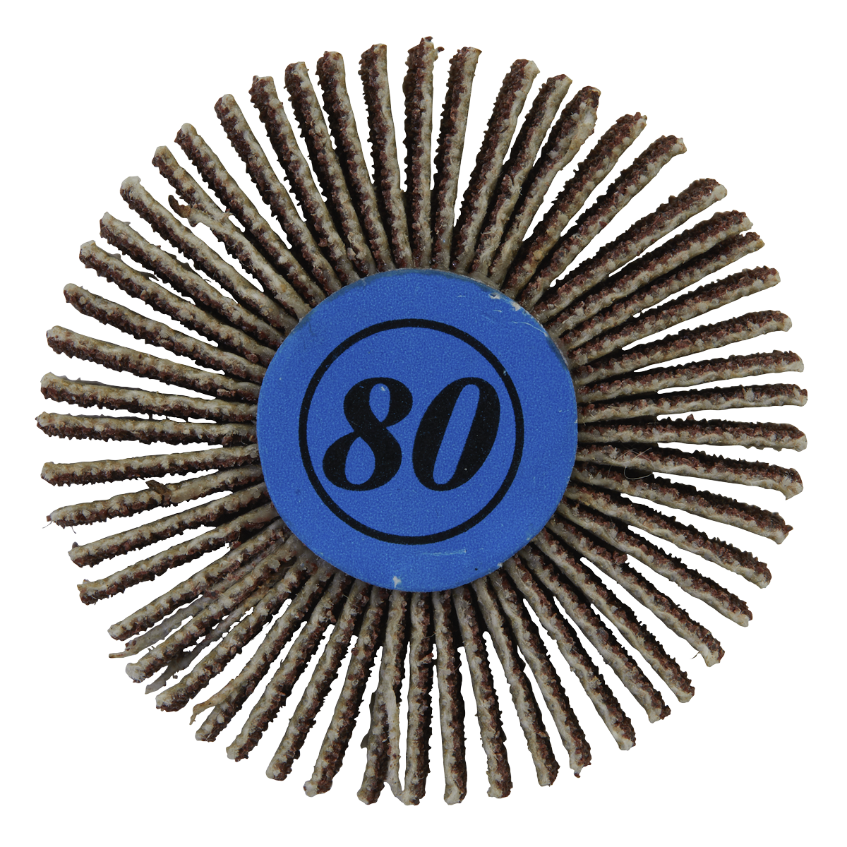 Sealey Ø30mm Rotary Tool Flap Wheel Surface Set 60 Grit x4 & 80 Grit x3 RTA7FW