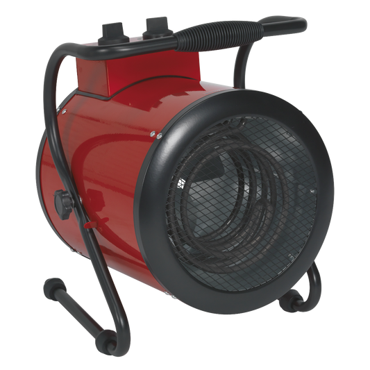 Sealey 3kW Industrial Fan Heater With 2 Heat Settings Thermostat Control EH3001