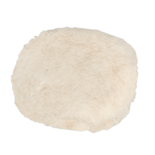 Sealey Tie Cord Polishing Bonnet 100% Pure New Wool Pile 180mm ER/MS/66