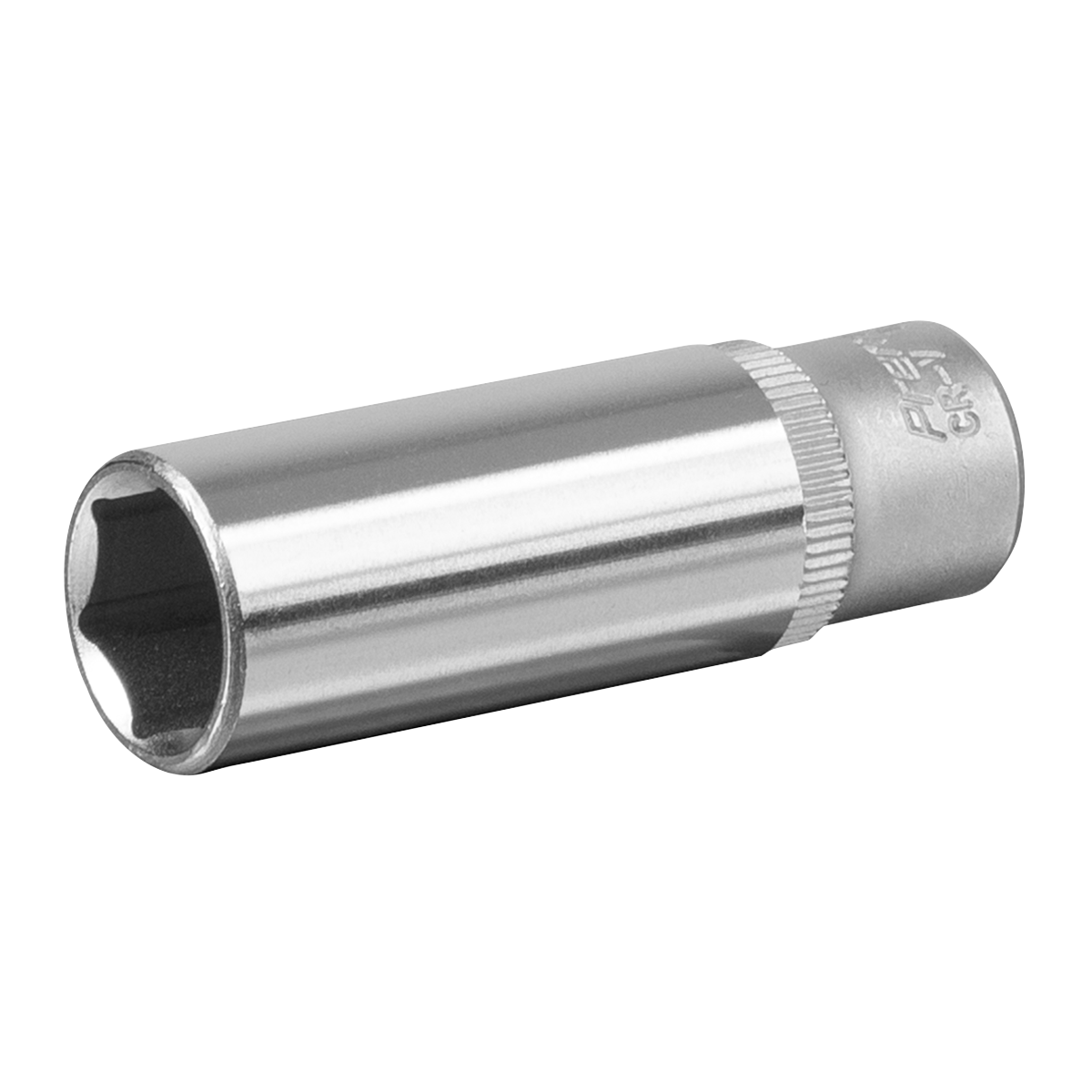 Sealey WallDrive Socket 12mm Deep 1/4" Square Drive Chrome Vanadium Steel S1412D