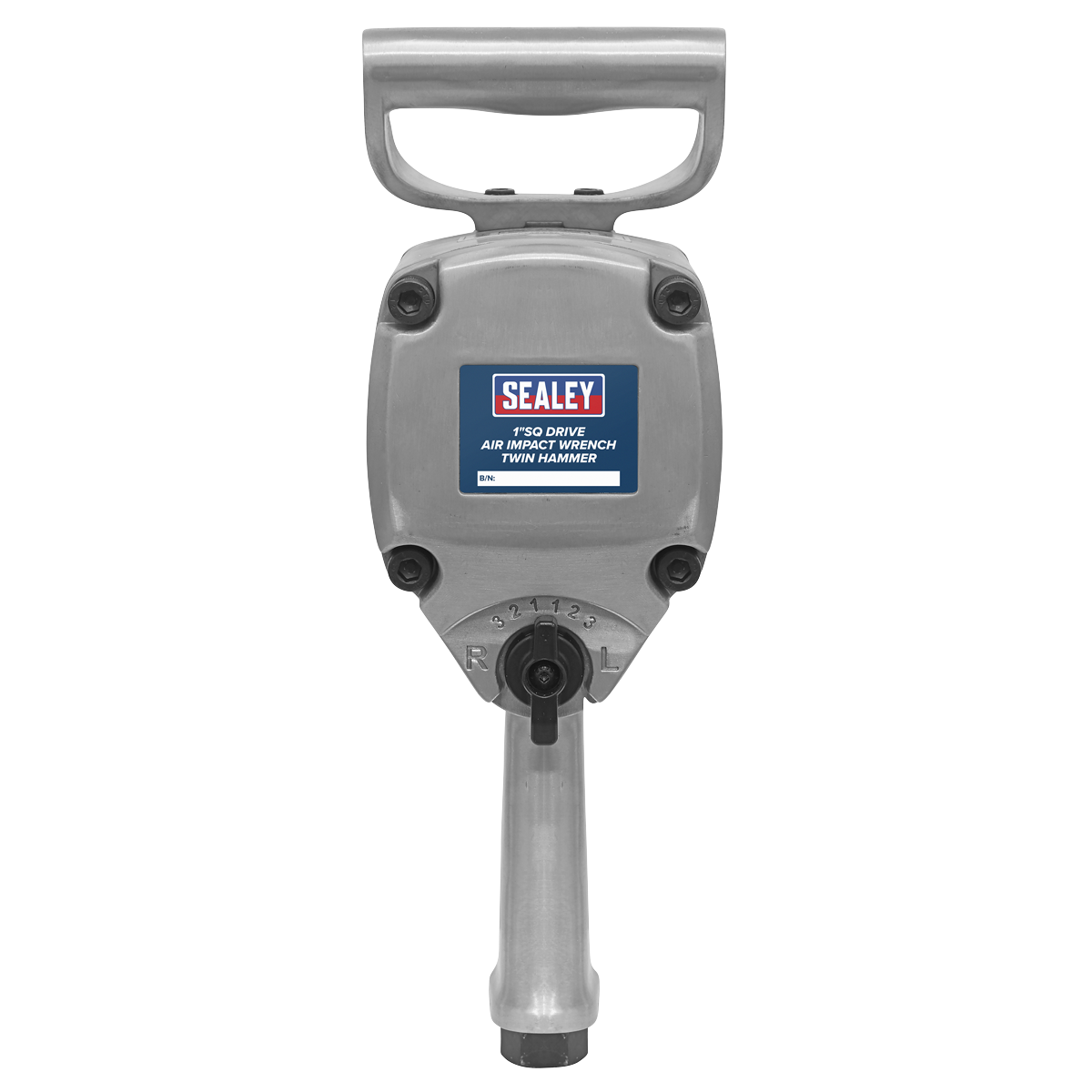 Sealey 1" Square Drive Air Impact Wrench Pistol Type With Top Handle SA297