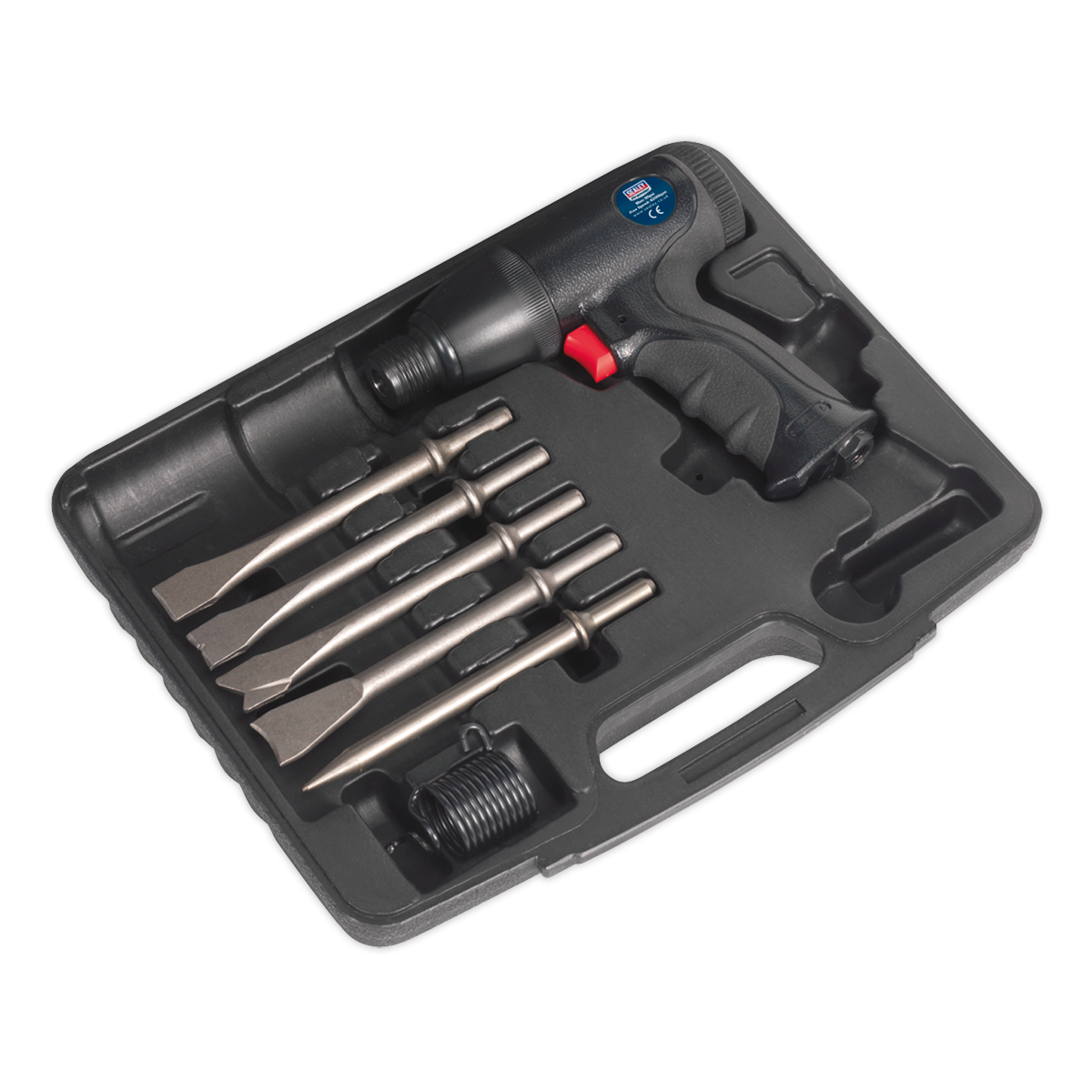 Sealey Air Hammer Kit Composite Premier - Medium Stroke Low Vibration SA613