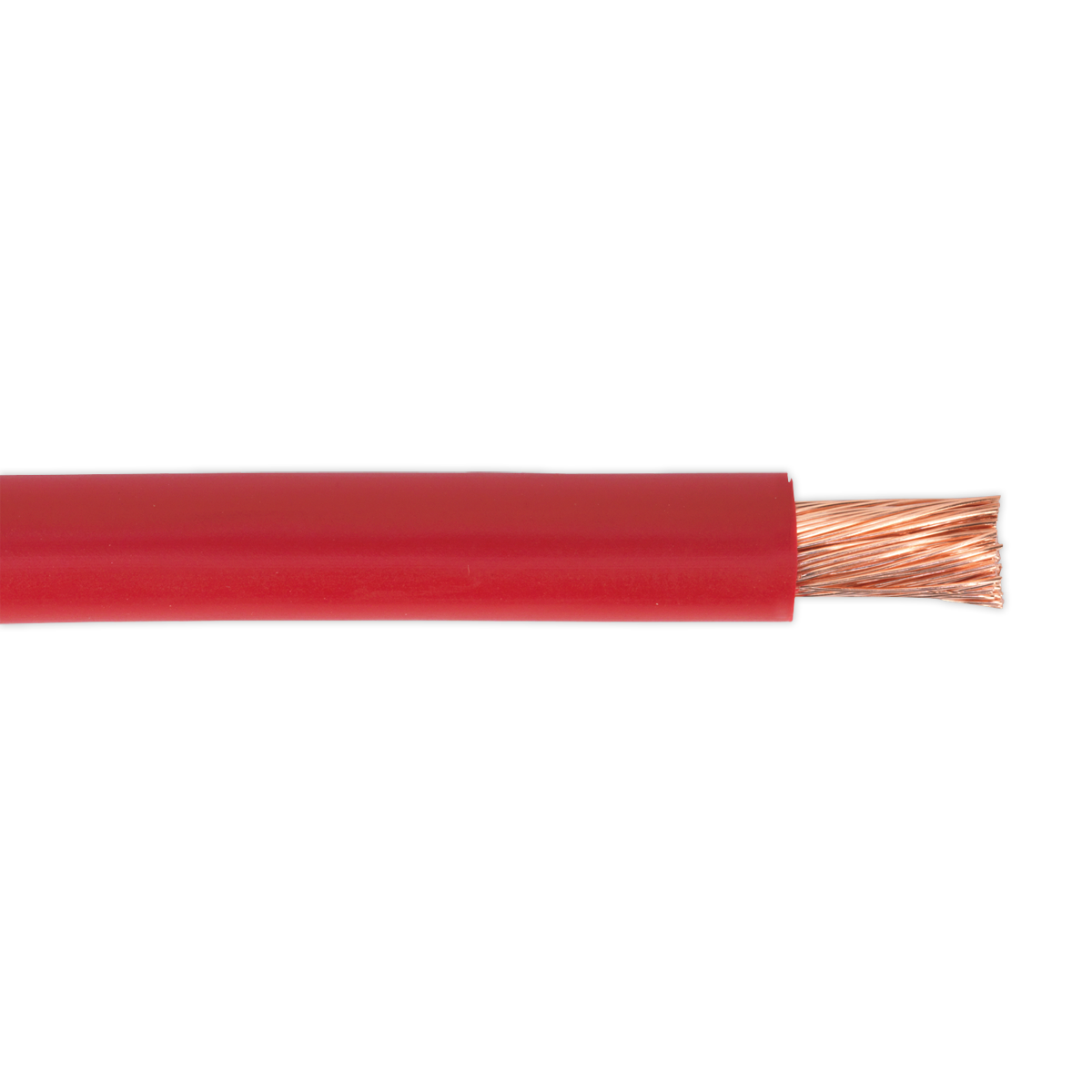 Sealey 10m 170A 196/0.40mm Insulated Automotive Starter Cable - Red AC25SQRE