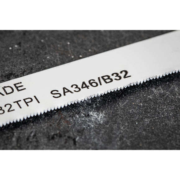 Sealey HSS Air Saw Blade Power Tool Accessory 32 TPI Pack of 15 Pcs SA346/B3215
