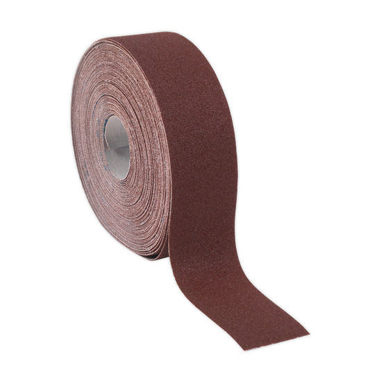 Sealey Emery Roll Tear Resistant Brown 50mm x 50 Metres 120 Grit ERB5050120