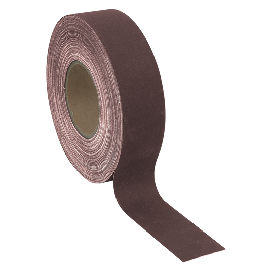 Sealey 50mm x 50m Engineers Emery Roll Tear Resistant 320 Grit ERB5050320