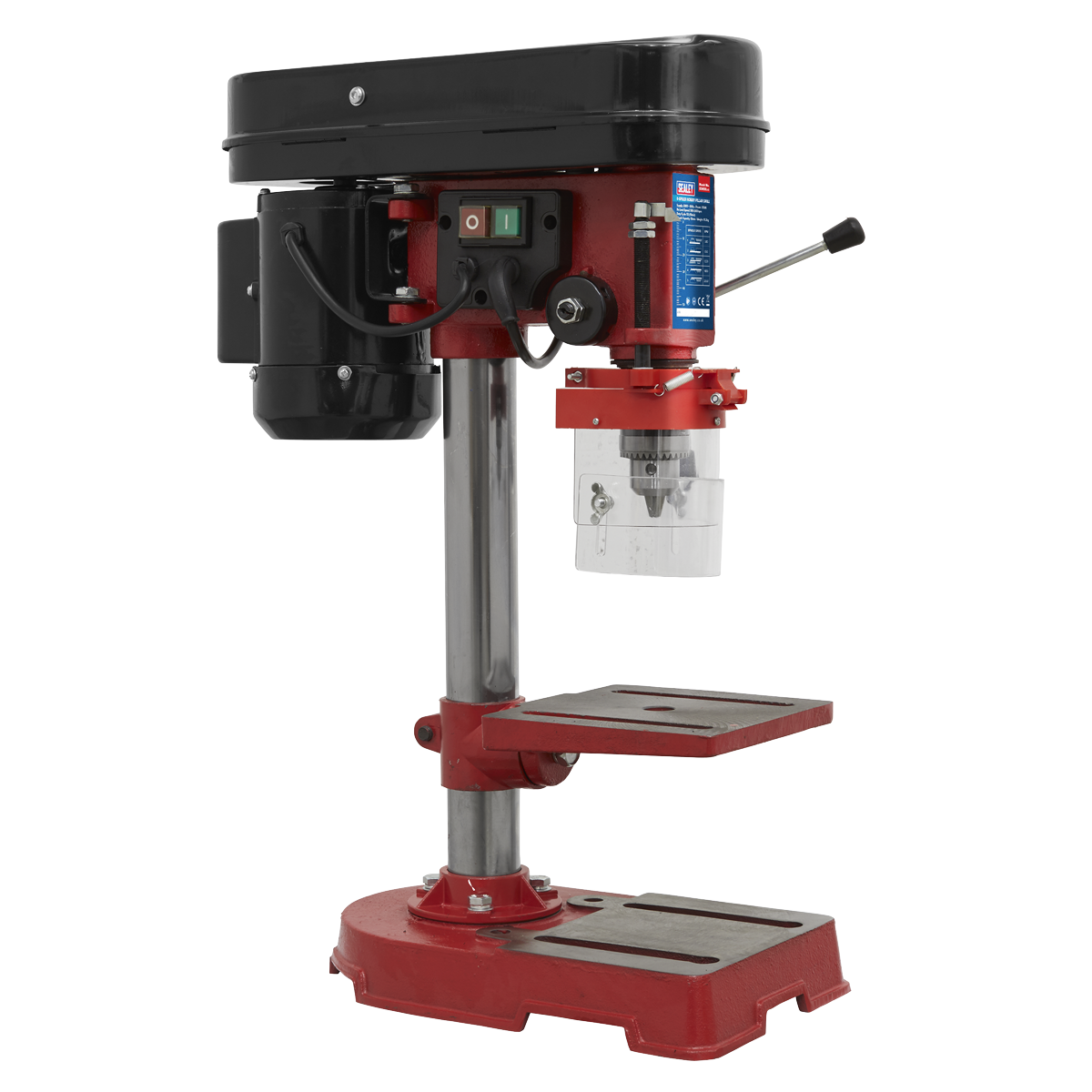 Sealey Pillar Drill 5-Speed Hobby Model 580mm Height 350W/230V 5-Speed SDM30