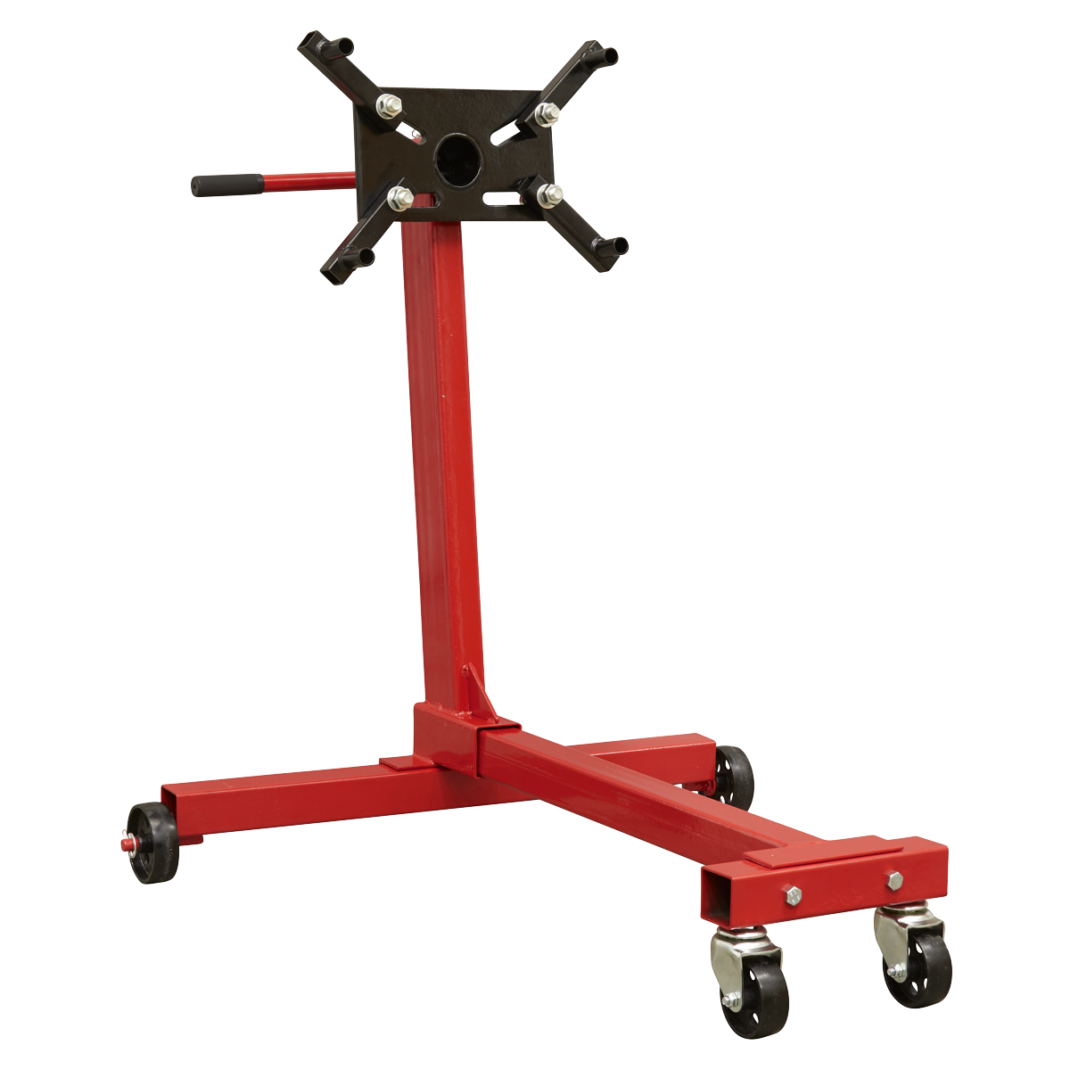 Sealey Engine Stand With Fully Adjustable Mounting Arms 350kg Red ES350