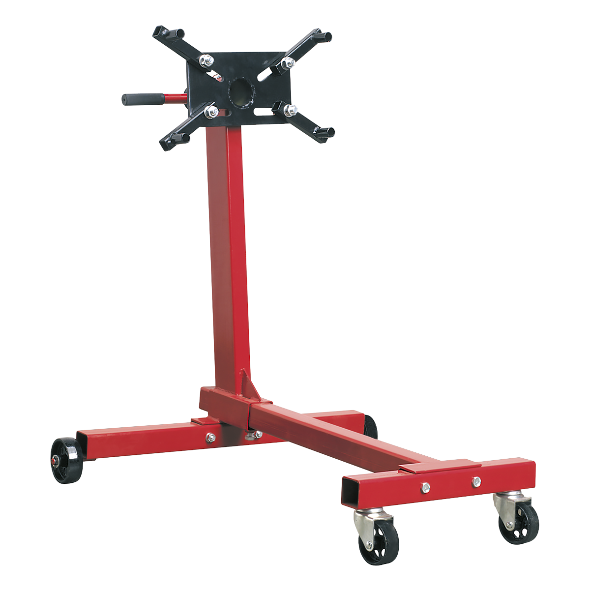 Sealey Engine Stand With Fully Adjustable Mounting Arms 450kg - Red ES450