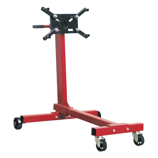 Sealey Engine Stand With Fully Adjustable Mounting Arms 450kg - Red ES450