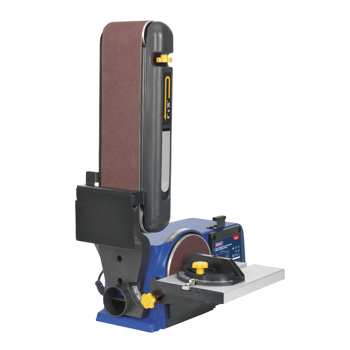 Sealey Belt/Disc Sander With Mitre Gauge 915 x 100mm/Ø150 370W/230V SM914