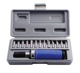 LASER 0596 5 Pieces Impact Driver Set 1/2" Drive Chrome Vanadium Steel Kit