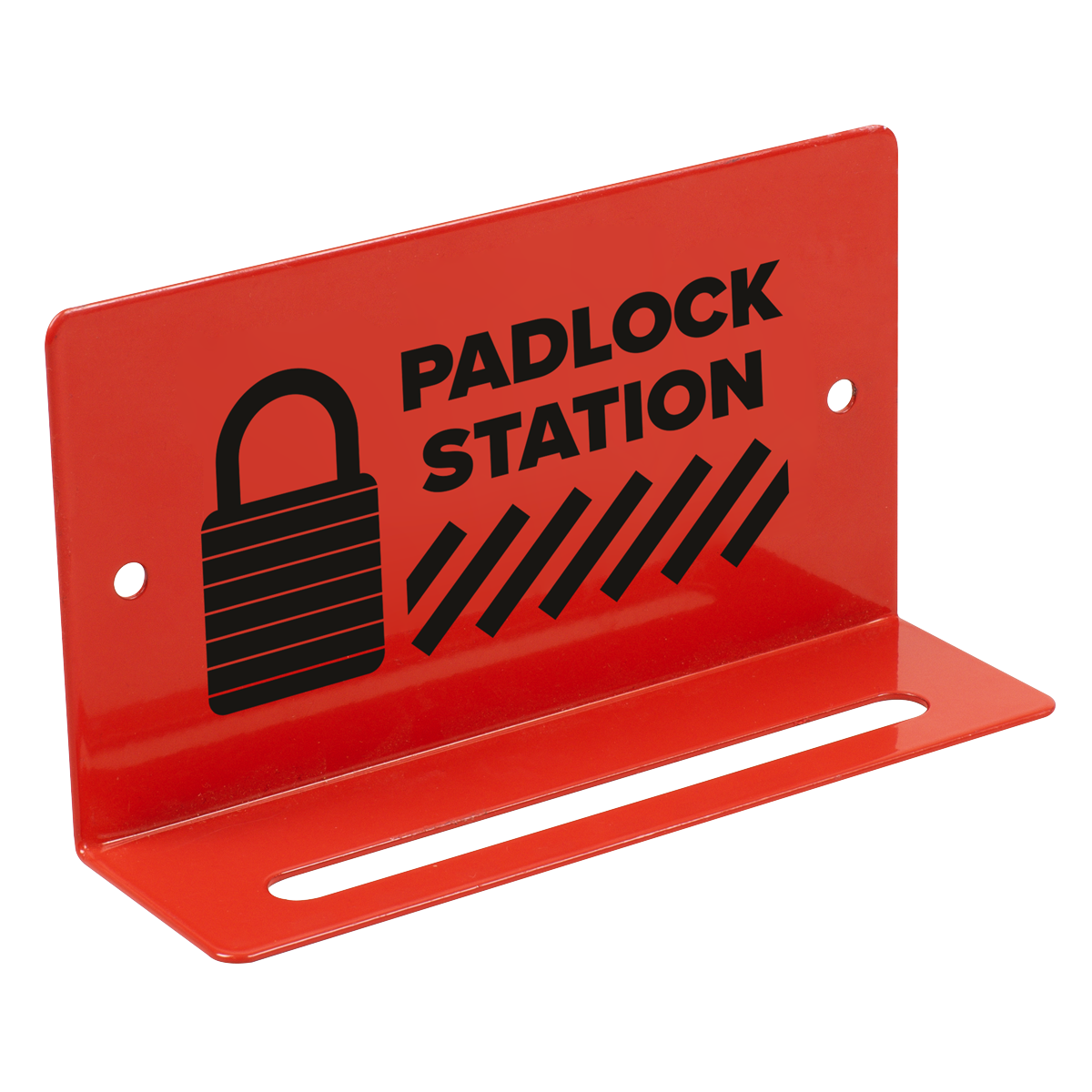 Sealey Padlock Station 140 x 40 x 80mm Up To 6 Safety Lockout Padlocks EV14
