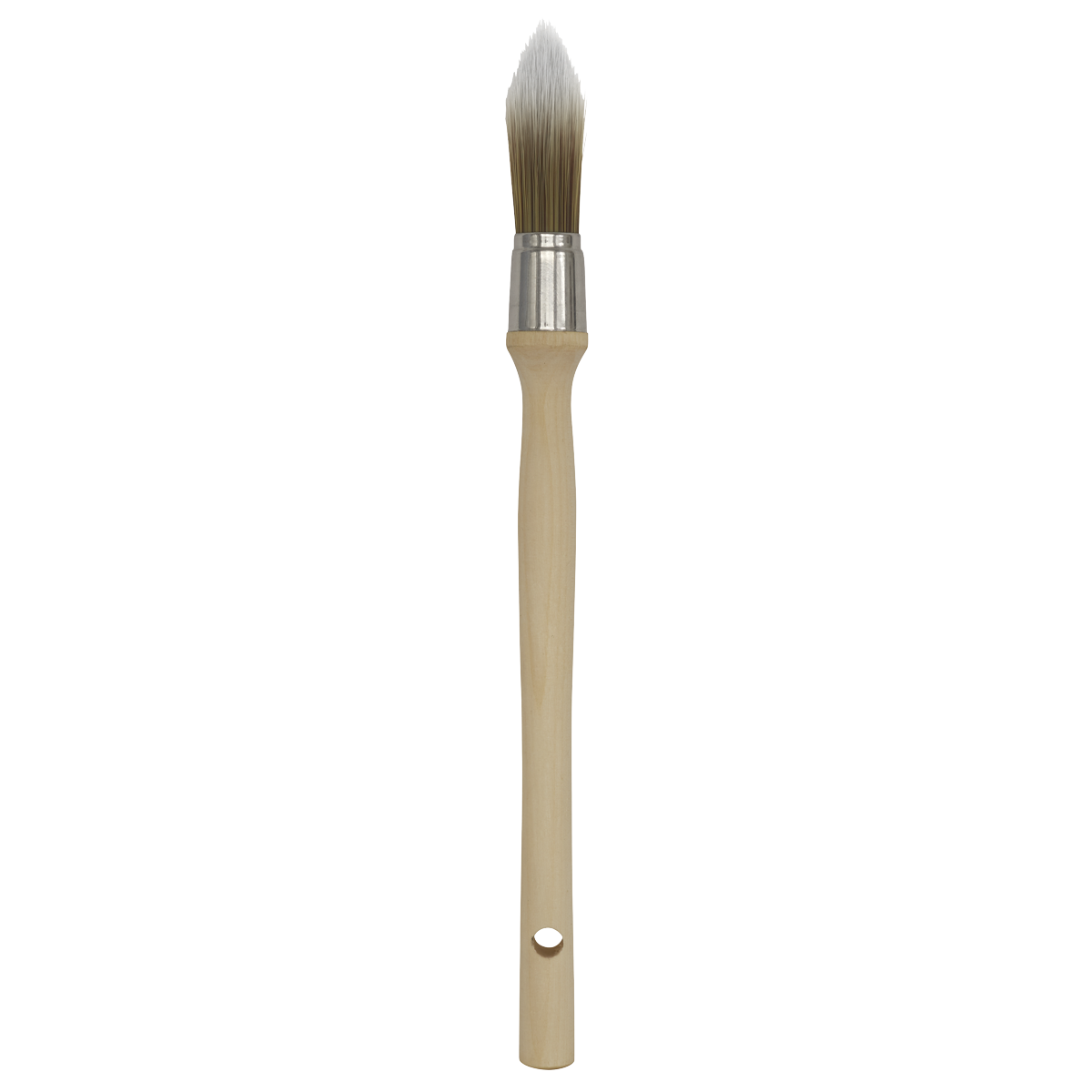 Sealey Round Sash Brush 15mm No Bristle Loss Chisel Tip Stainless Steel SPBS15R