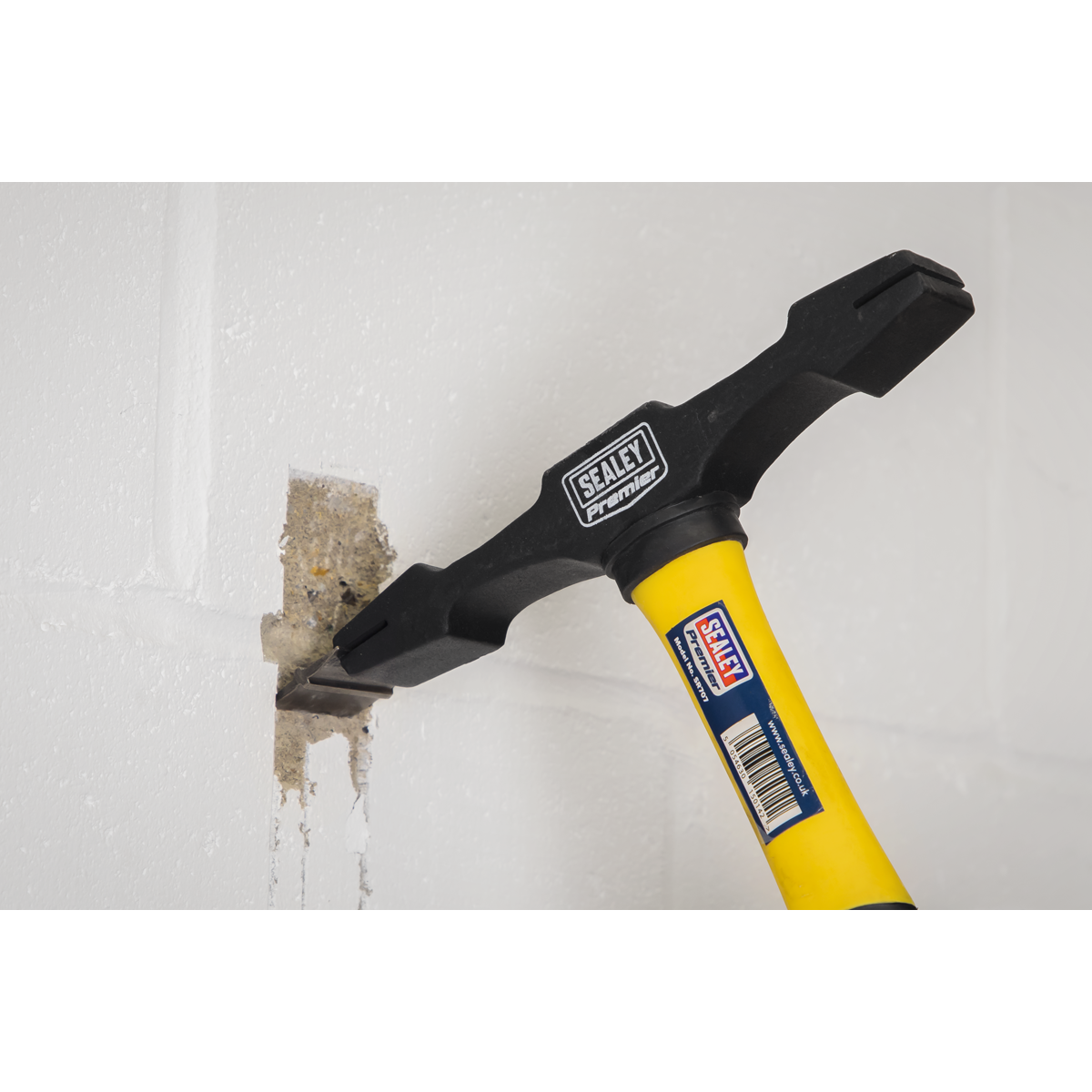 Sealey Double Ended Scutch Hammer With Fibreglass Handle Electrical Plumb SR707