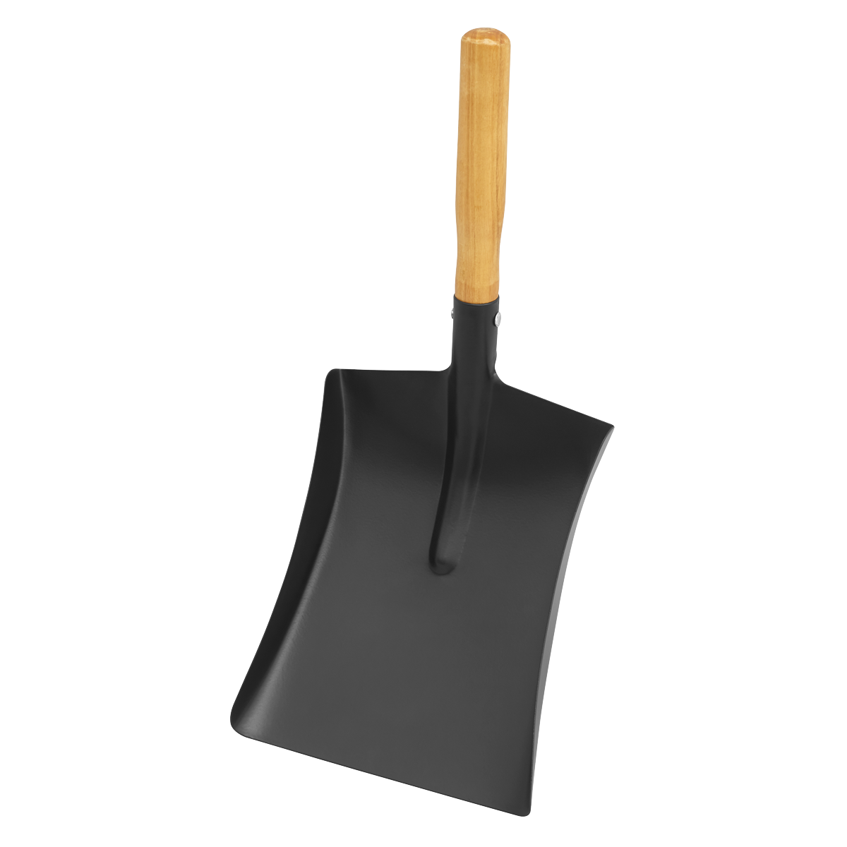Sealey Coal Shovel Steel 8" Head With 228mm Wooden Handle Hot Ashes Removal SS09