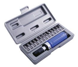 LASER 0596 5 Pieces Impact Driver Set 1/2" Drive Chrome Vanadium Steel Kit