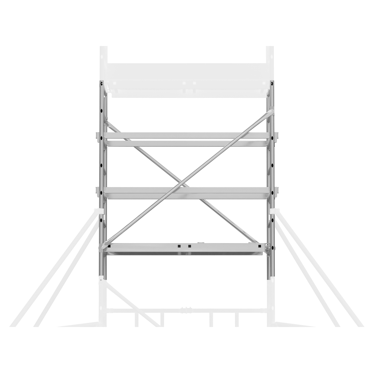Sealey Platform Scaffold Tower Extension Pack 3 For SSCL1 3.41m Height SSCL3