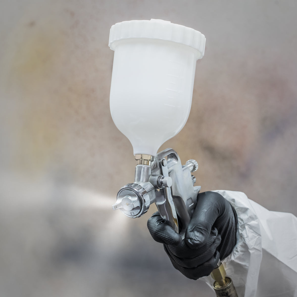 Sealey Spray Gun Gravity Feed 1.5mm Set-Up For Water Based Paint SSG503