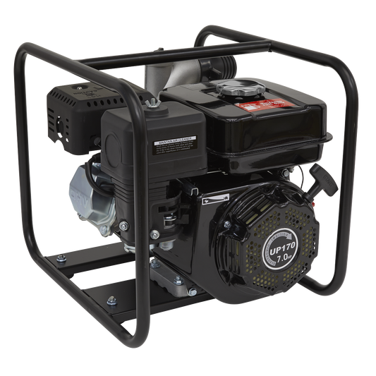 Sealey Water Pump 50mm 5.5hp Petrol Engine Featuring 50mm Inlet/Outlet EWP050