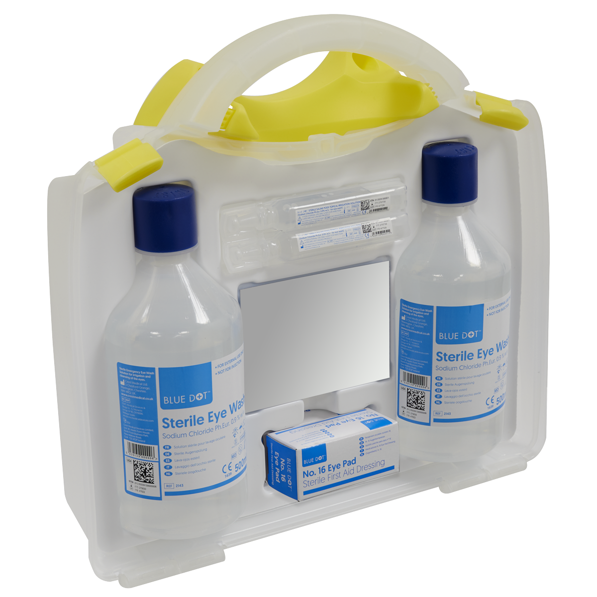 Sealey Eye Wound Wash Station Sterile Emergency Pack For Garages Workshops EWS01