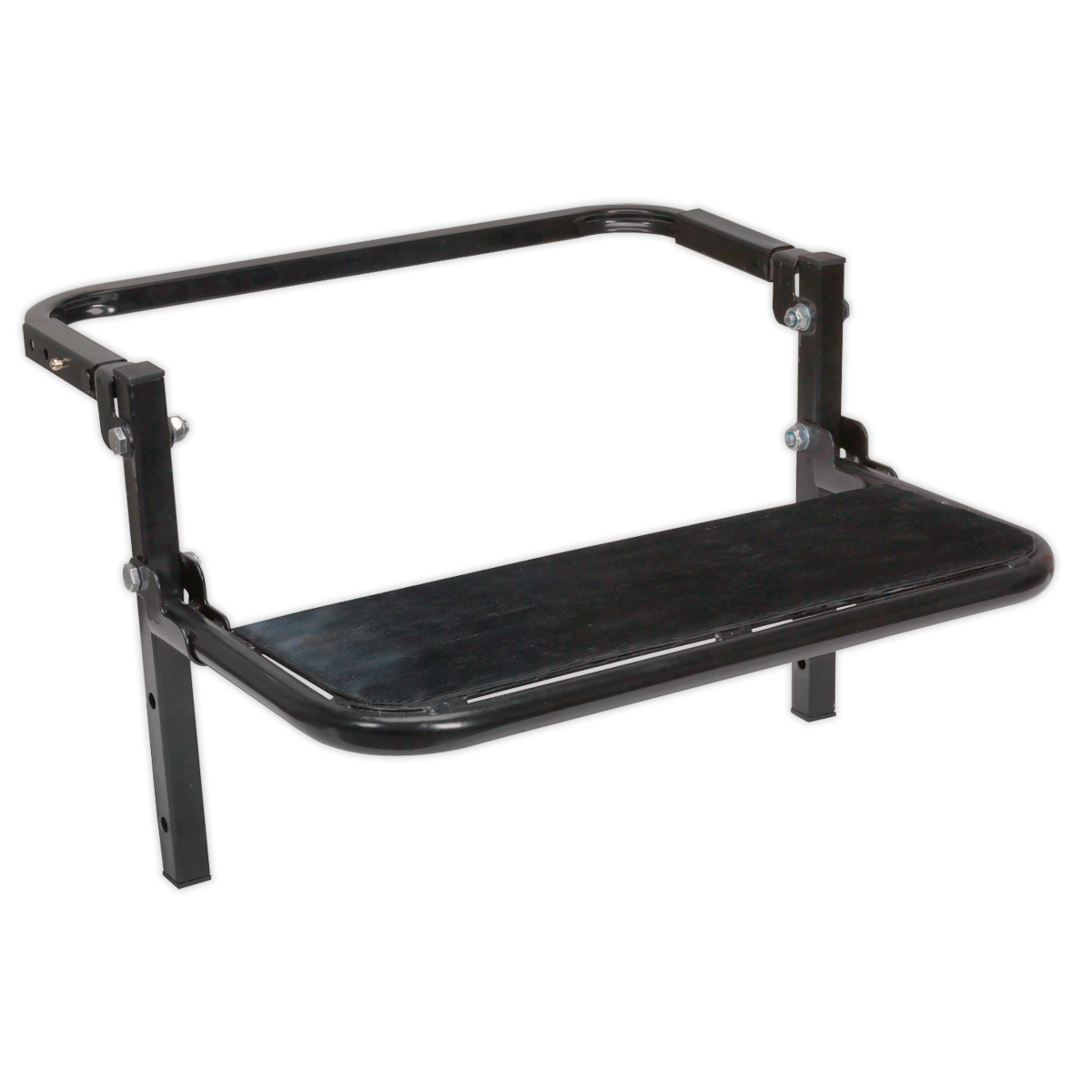 Sealey Folding Wheel Step With Rubber Topped Platform Height-Adjustable STS01