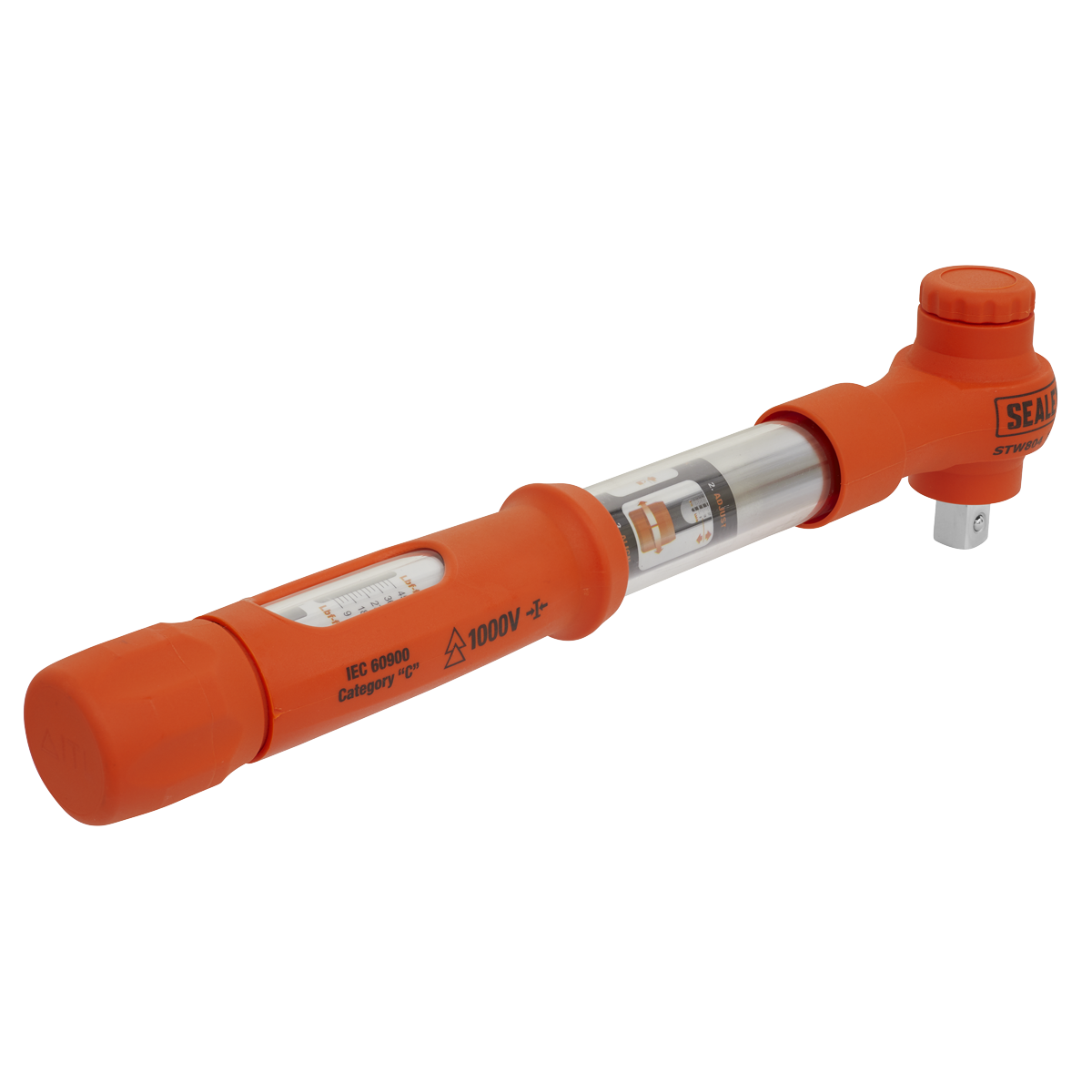 Sealey Torque Wrench Insulated 1/2" Square Drive 12-60Nm 60-Tooth STW804