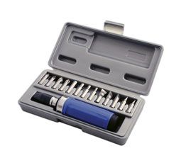 LASER 0596 5 Pieces Impact Driver Set 1/2" Drive Chrome Vanadium Steel Kit