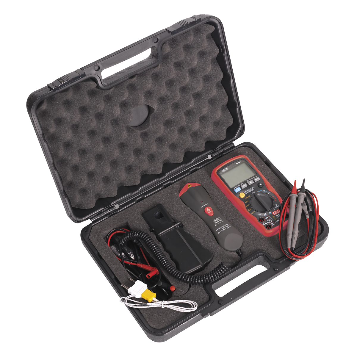 Sealey Digital Automotive Analyser 15 Function With IC/IR - Red/Black TA304