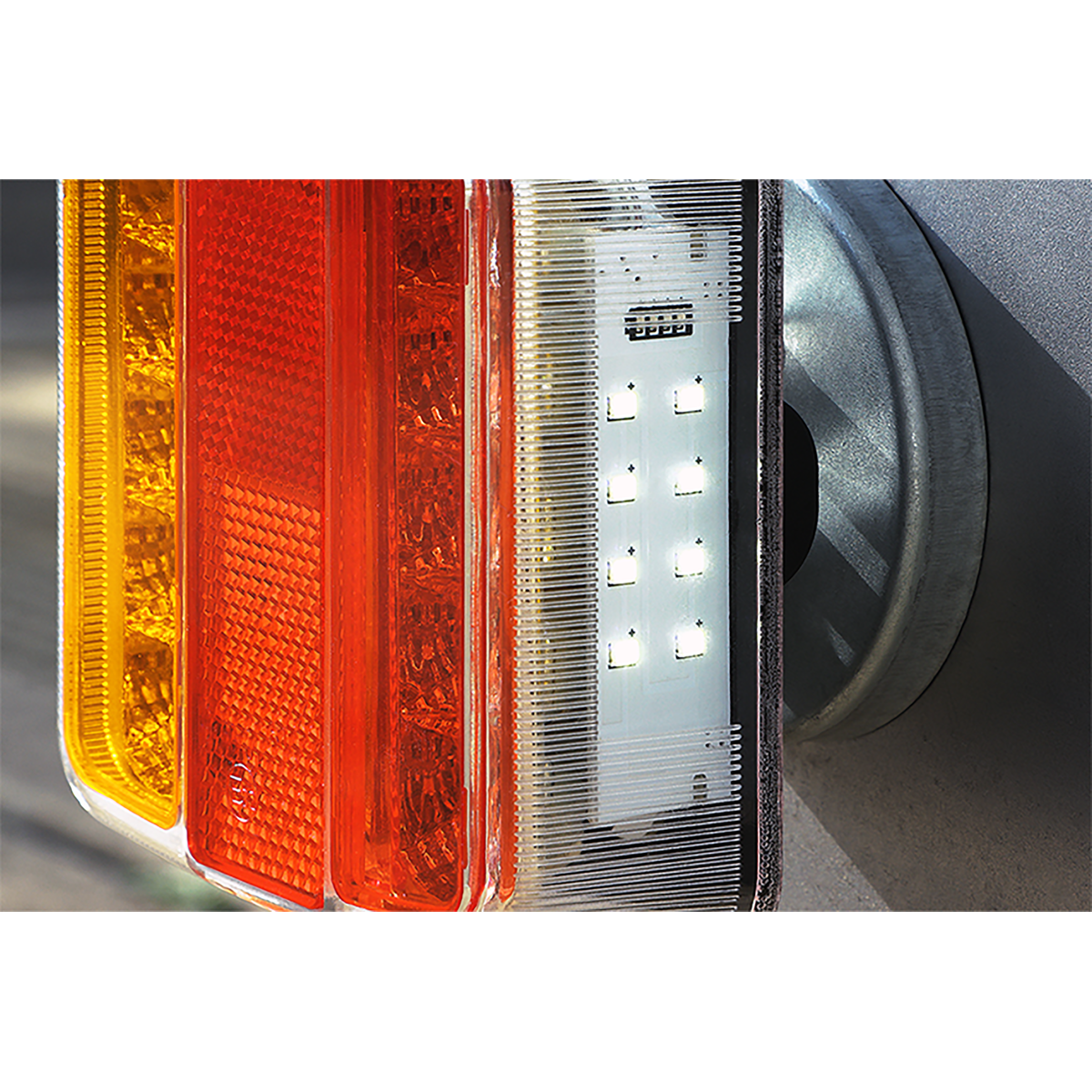 Sealey Wireless LED Trailer Tail Light Lamp Set 7-Pin EU Plug 2 Pieces TB18LEDW