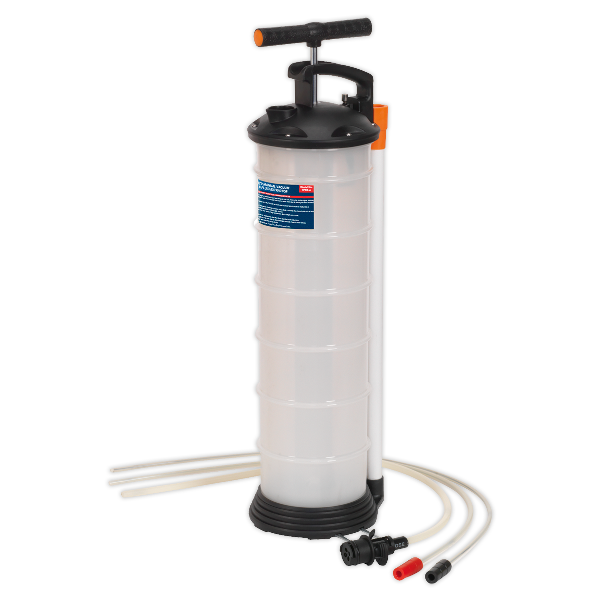 Sealey Vacuum Oil & Fluid Extractor Manual Internal Float Valve 6.5 Litres TP69