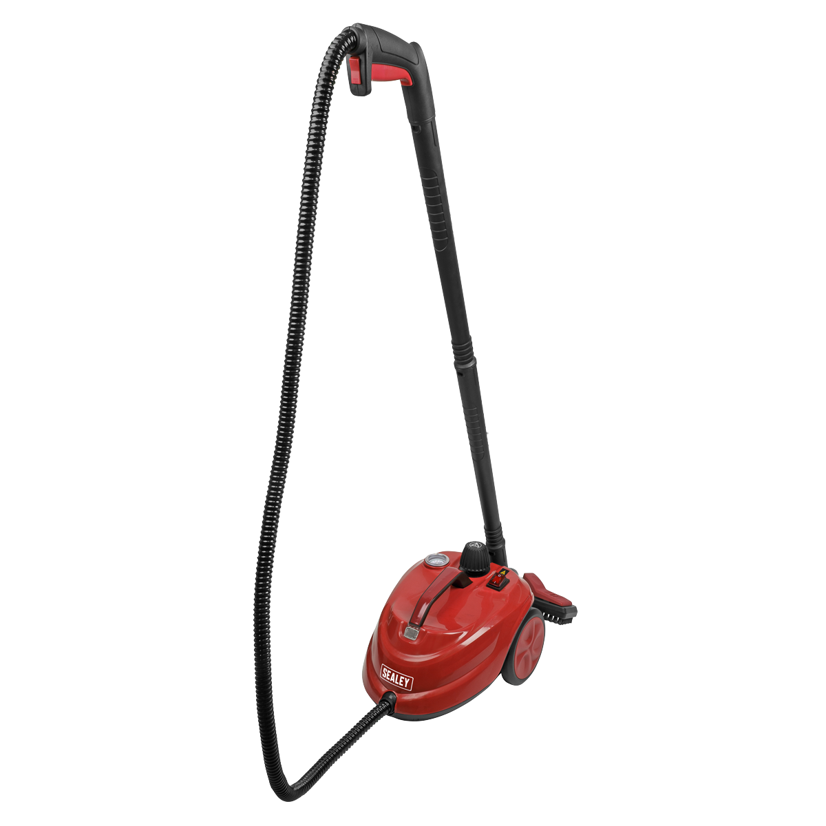 Sealey 2000W Steam Cleaner 2L Tank IP Rating IPX4 60°C - Red/Black VMSC01