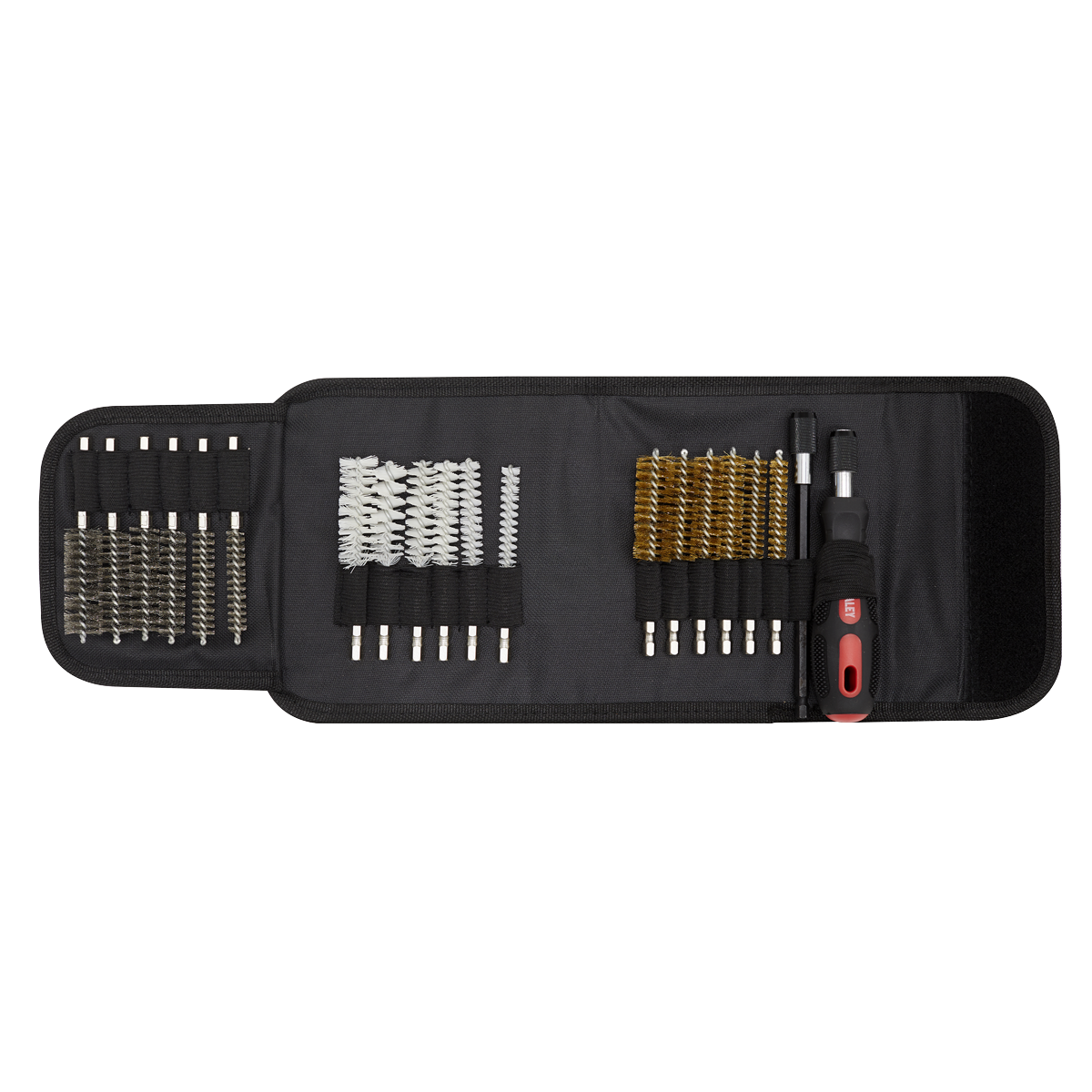 Sealey Cleaning and Decarbonising Brush Set 20 Pieces Sizes Ø9-19mm VS1800