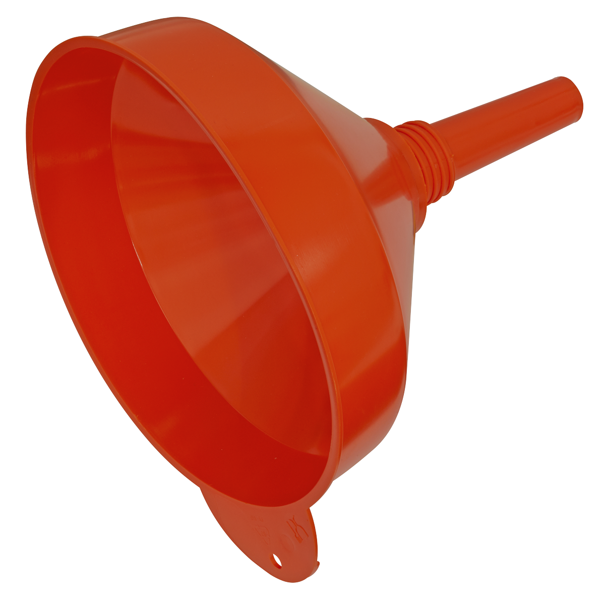 Sealey Ø200mm Fixed Spout Funnel With Filter & Rigid Straight Spout F2