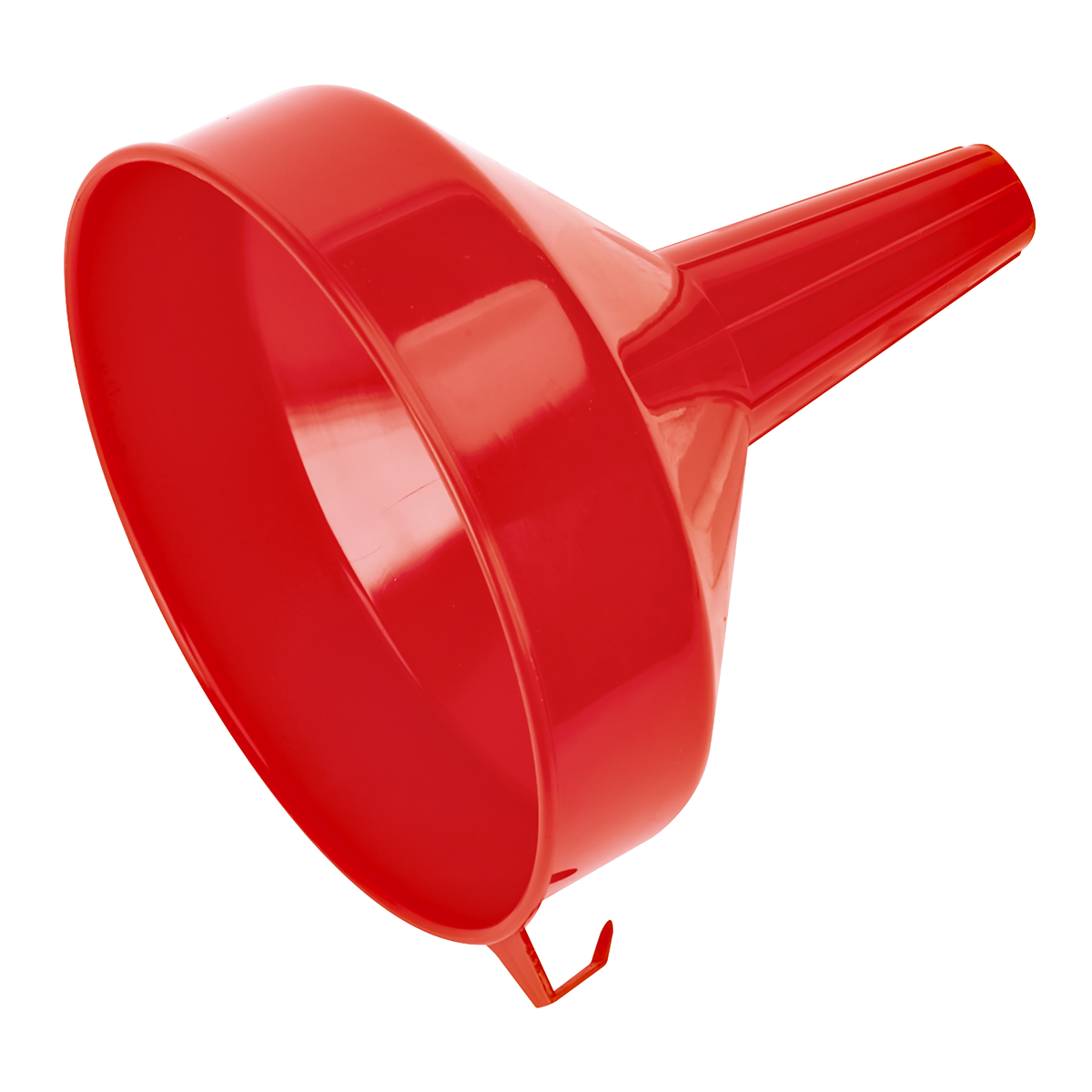 Sealey Ø185mm Large Fixed Spout Funnel With Integral Side Hook - Orange F4
