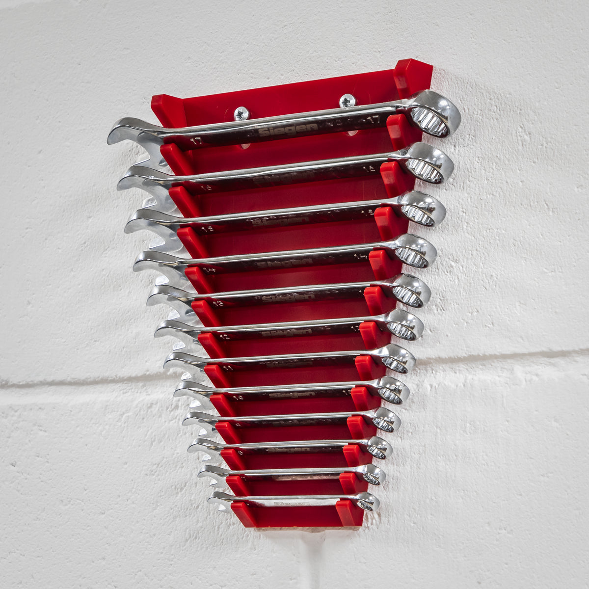 Sealey Premier Spanner Rack 12 Capacity 230mm Long Hand Tool Storage WR04