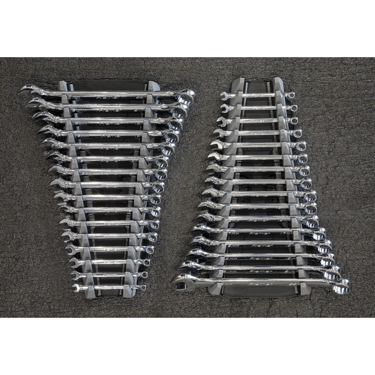 Sealey Premier Reversible Spanner Rack 16 Capacity Hand Tool Storage WR11
