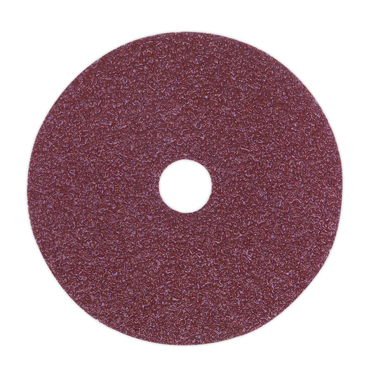 Sealey Sanding Disc Fibre Paper Backed 100mm 36Grit Pack Of 25 FBD10036