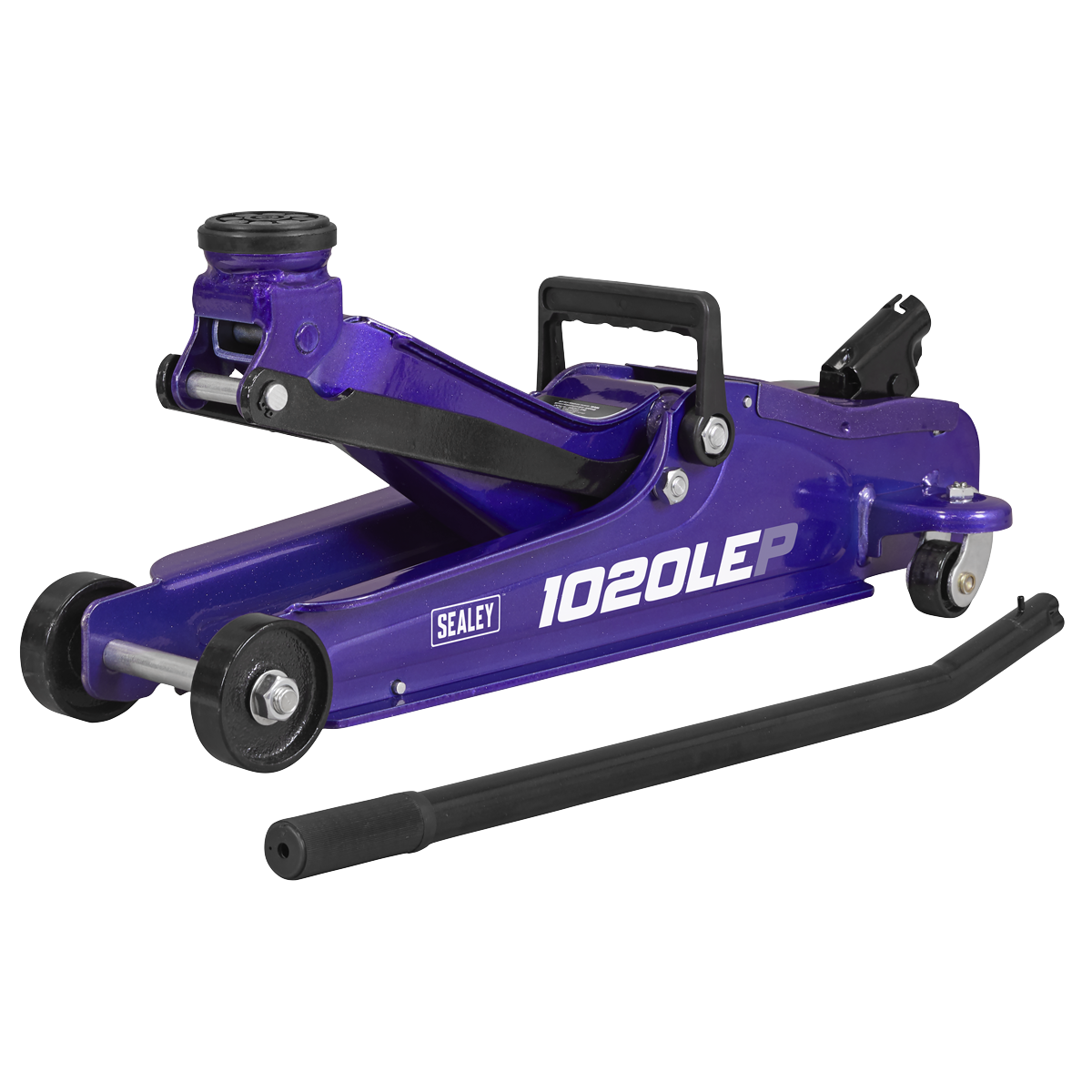 Sealey Low Profile Short Chassis Trolley Jack 2 Tonne Purple Heavy Duty 1020LEP