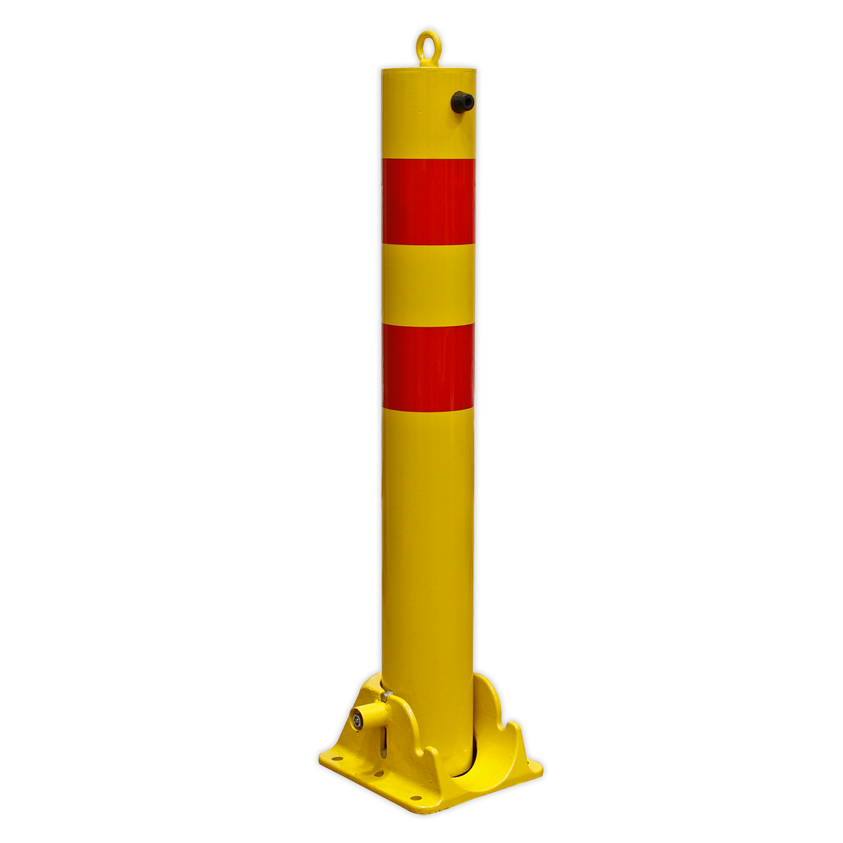 Sealey 900mm Folding Bollard With Lock & 200 x 220mm Base Plate FBOL900