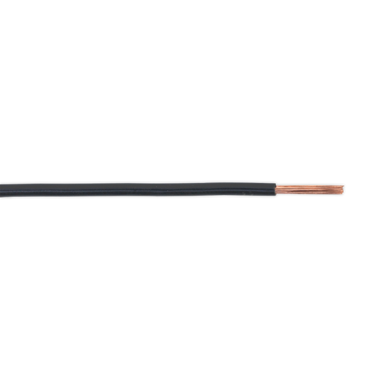 Sealey Thin Wall Automotive Cable Single 28/0.30mm 25A 50M Black AC2830BK